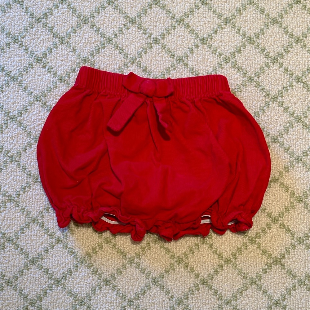 Little English, Red Corduroy Shorts/Bloomers, size 24 months